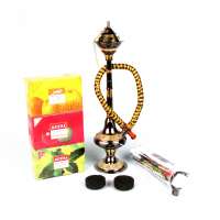 Travelling Brass Metal Hookah Pipe