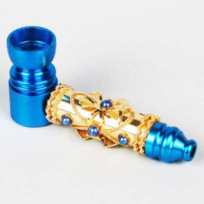 Aluminum novelty tobacco smoking pipe