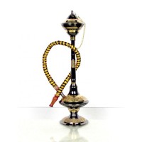 Sleek & Fancy Brass Metal Hookah