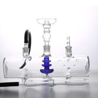 blue color glass shisha chicha accessories hookah