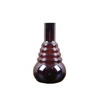 Red Chicha Base Nice Shisha Vase Handmade Crystal Glass Bottle for Hookah